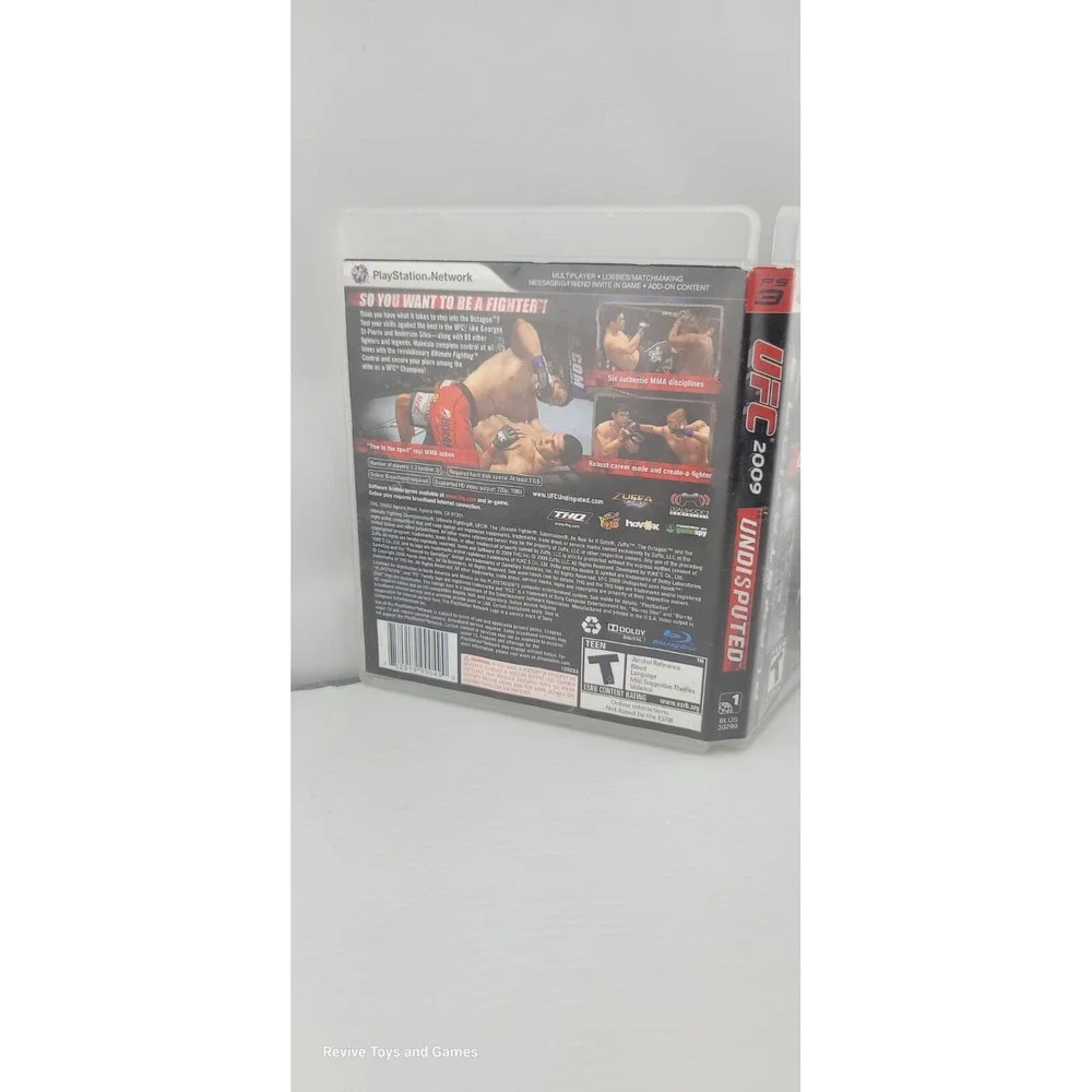 UFC Undisputed 2009 (Sony PlayStation 3, PS3, 2009)‎ CIB Complete Tested Working